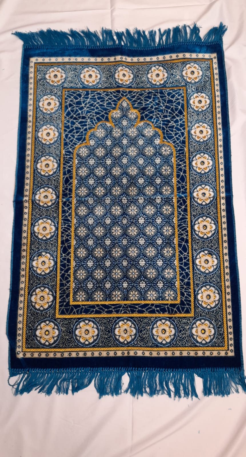 Desenli Kadife Seccade