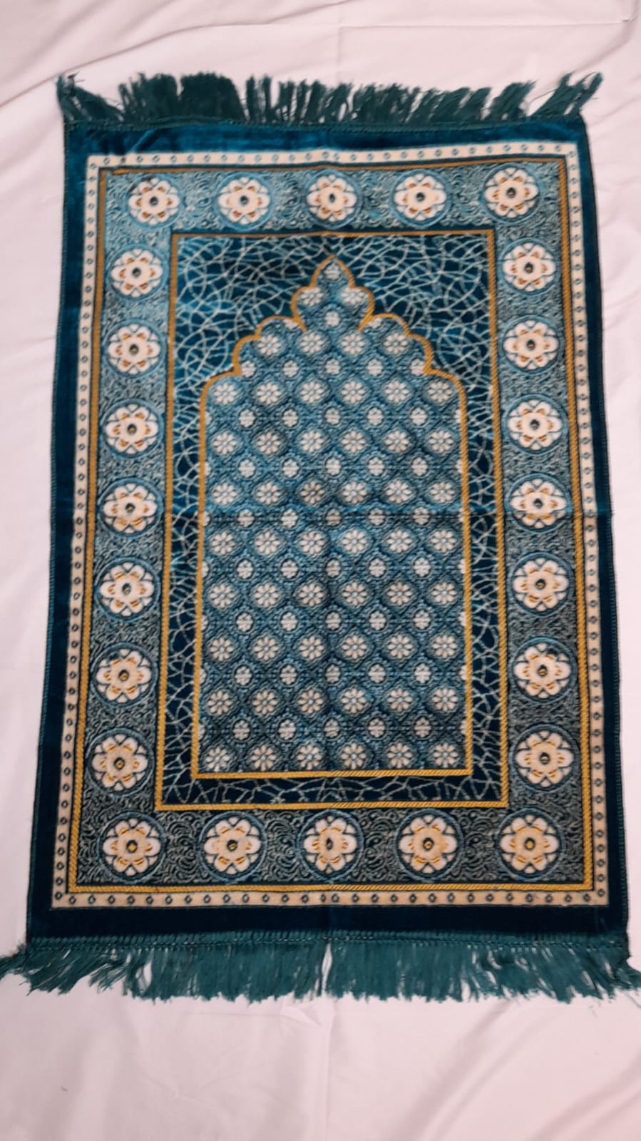 Desenli Kadife Seccade