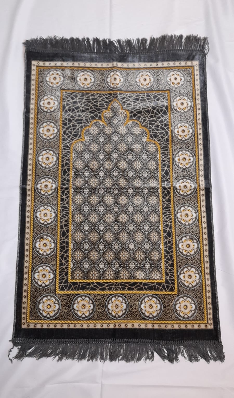 Desenli Kadife Seccade