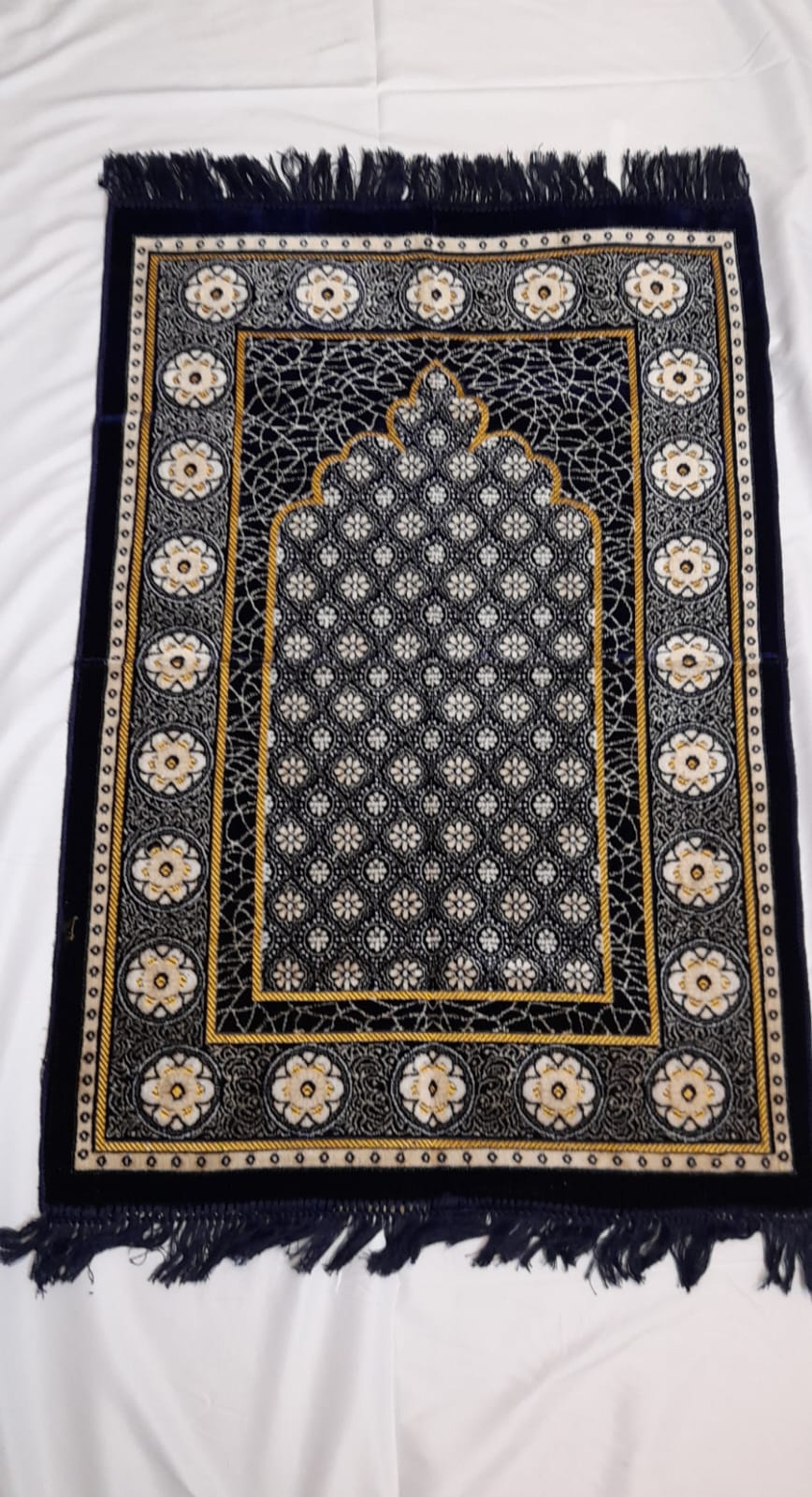 Desenli Kadife Seccade