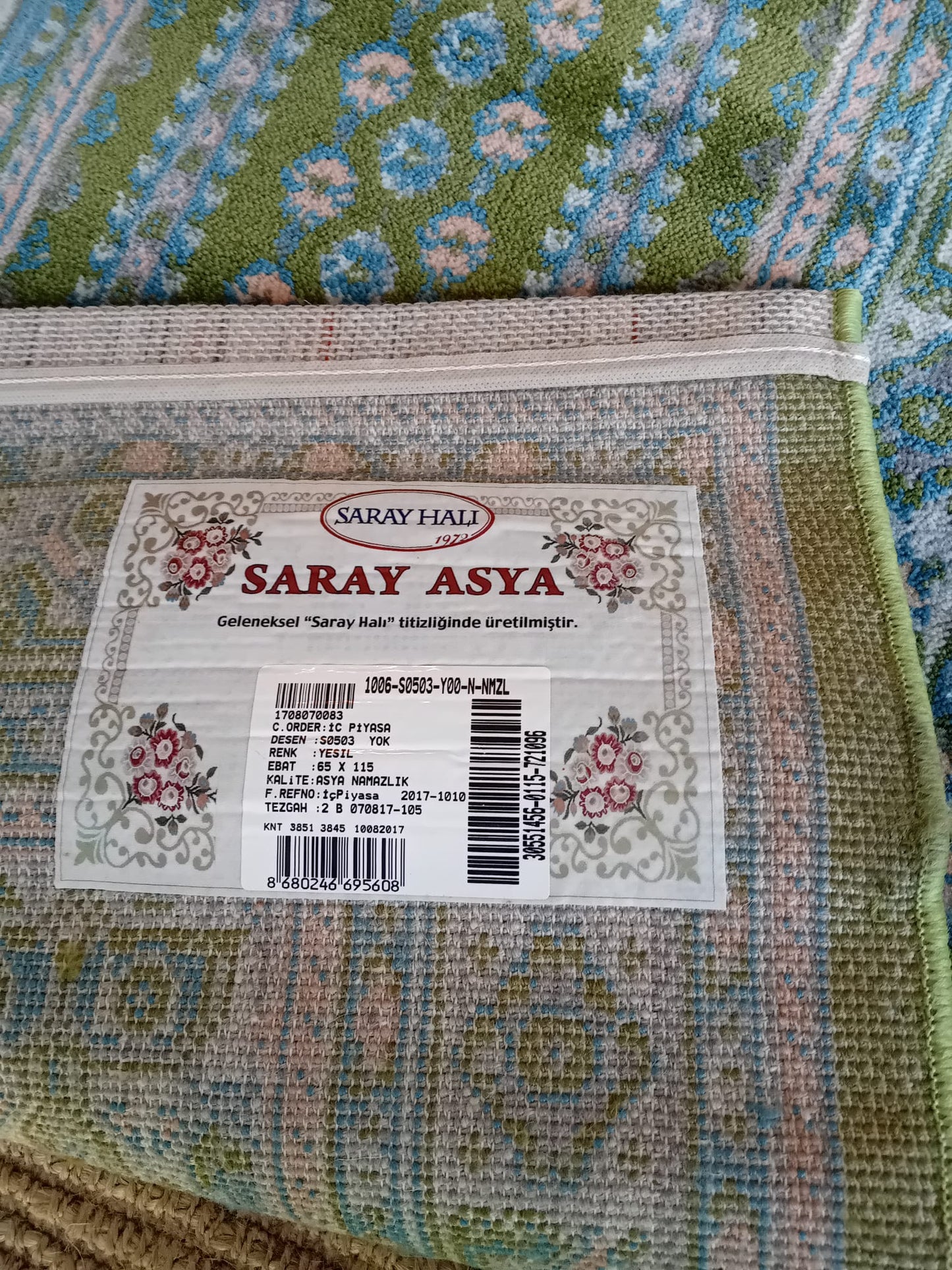 Halı seccade büyük 80x123