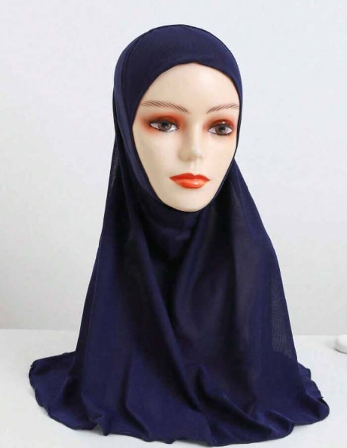 Marineblauwe Ready Shawl