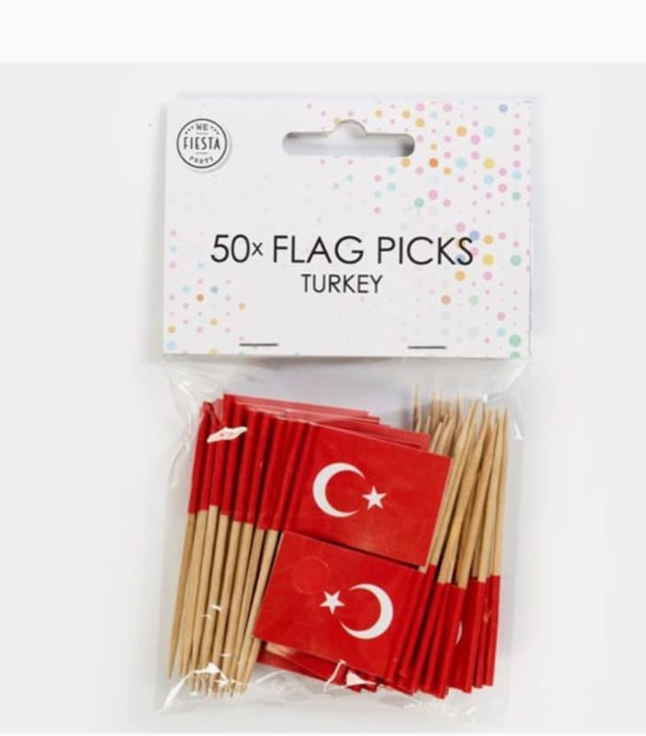 Prikkers Turkse vlag