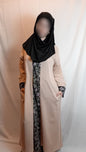 Desenli Abaya tek beden