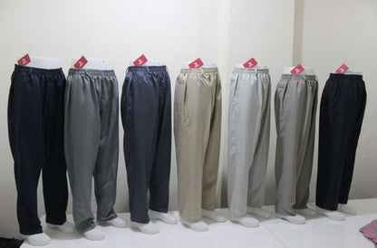 Erkek Rahat Kesim Beli Lastikli Pamuk Hac ve Umre Şalvar Pantolon