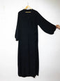 Abaya-jurk met strik en ballonmouwen