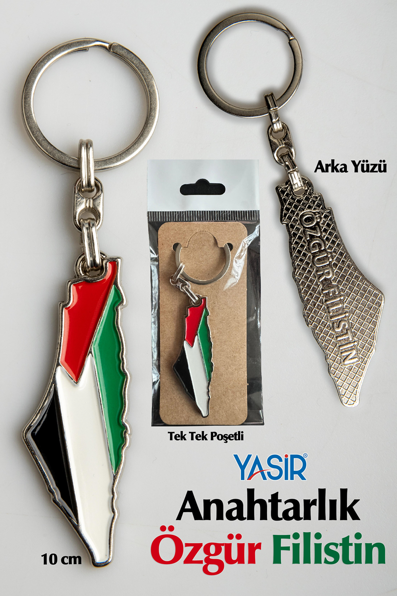 ANAHTARLIK METAL HARİTA FİLİSTİN