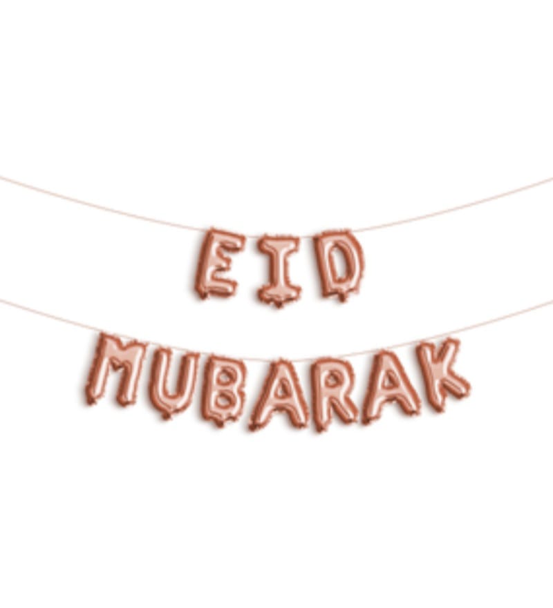 Eid Mubarak Bayrağı Bronz