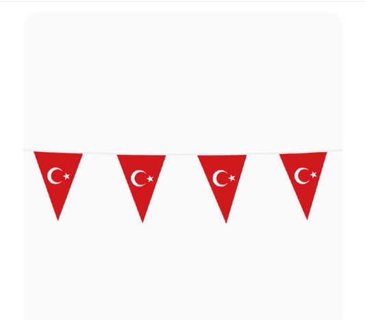 Hang vlaggen Türkiye 10 meter